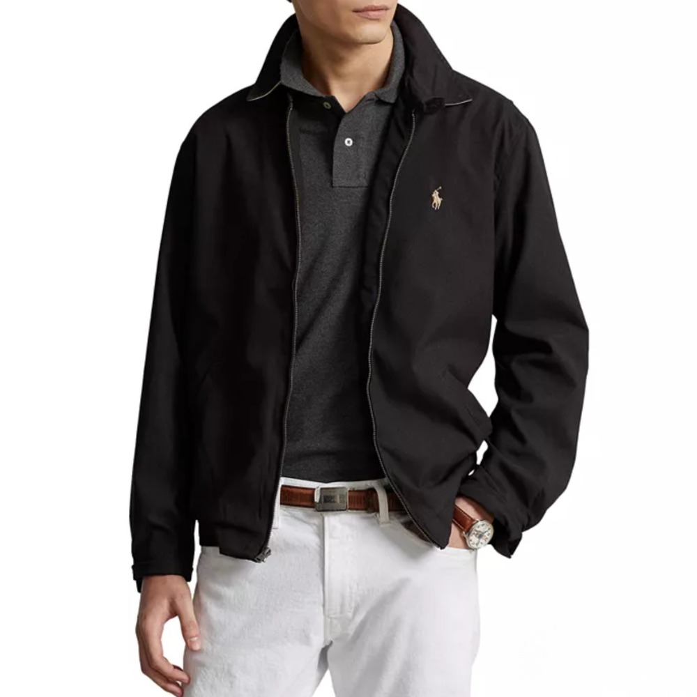 Polo Ralph Lauren Mens Harrington Bi-Swing Windbreaker Jacket XXL Pony Full Zip
